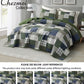 2/3-Piece Stone-Washed Printed Microfiber Quilt Bedspread Set