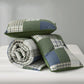 2/3-Piece Stone-Washed Printed Microfiber Quilt Bedspread Set