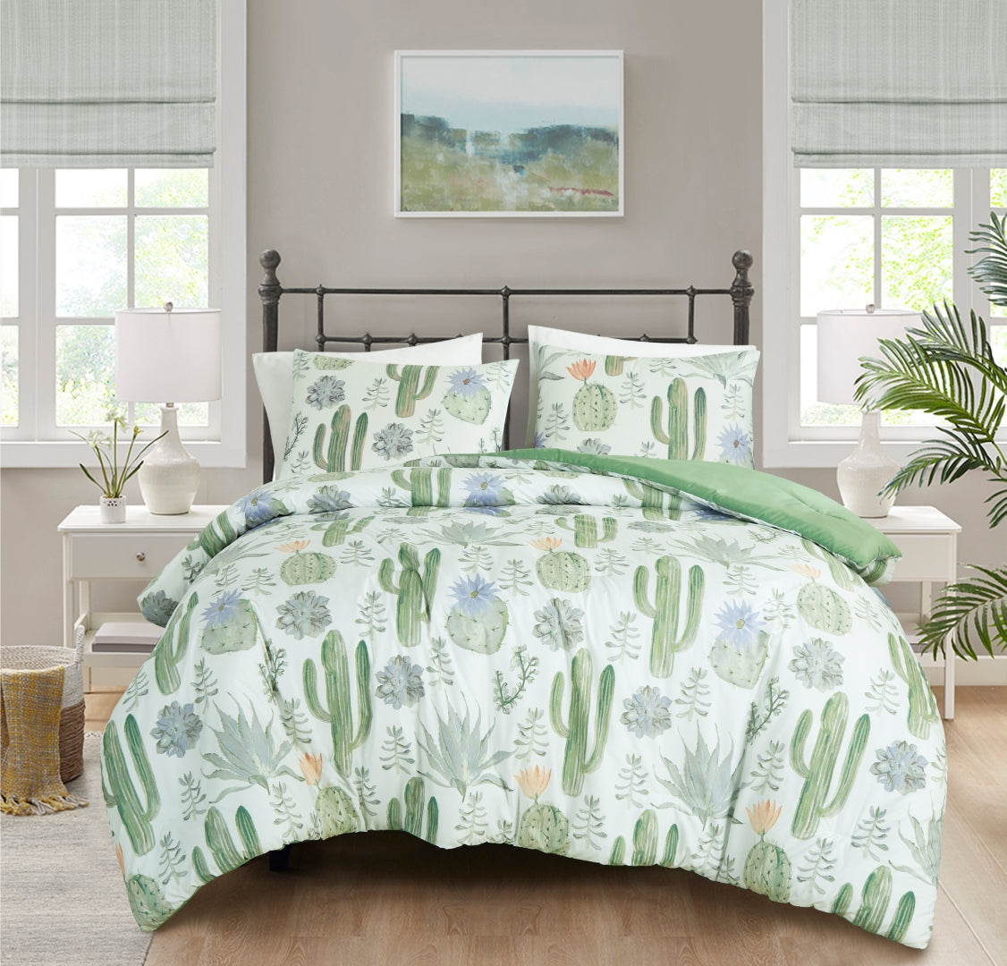 Lodge Inspired Printed Microfiber Comforter Set