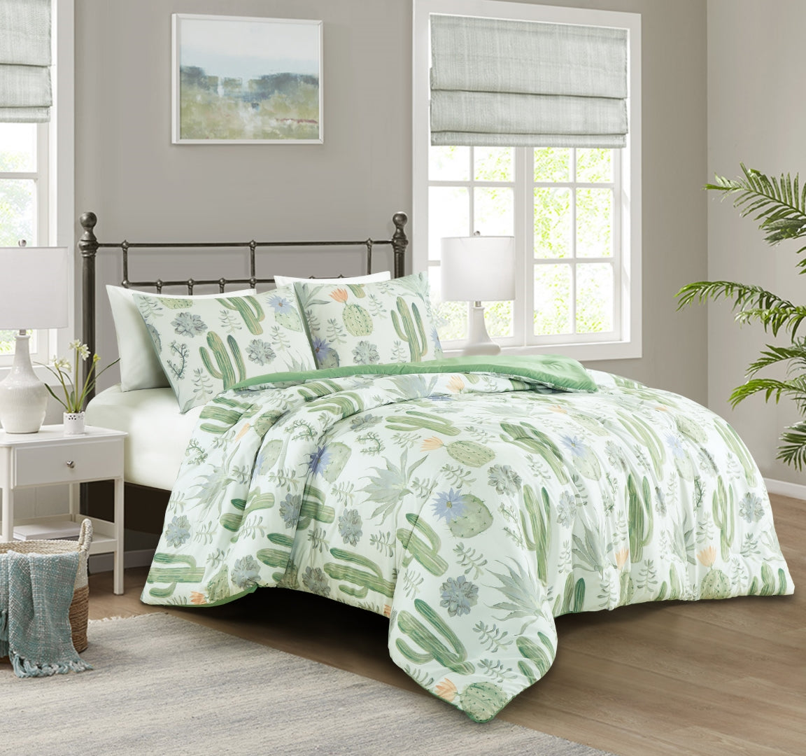 Lodge Inspired Printed Microfiber Comforter Set