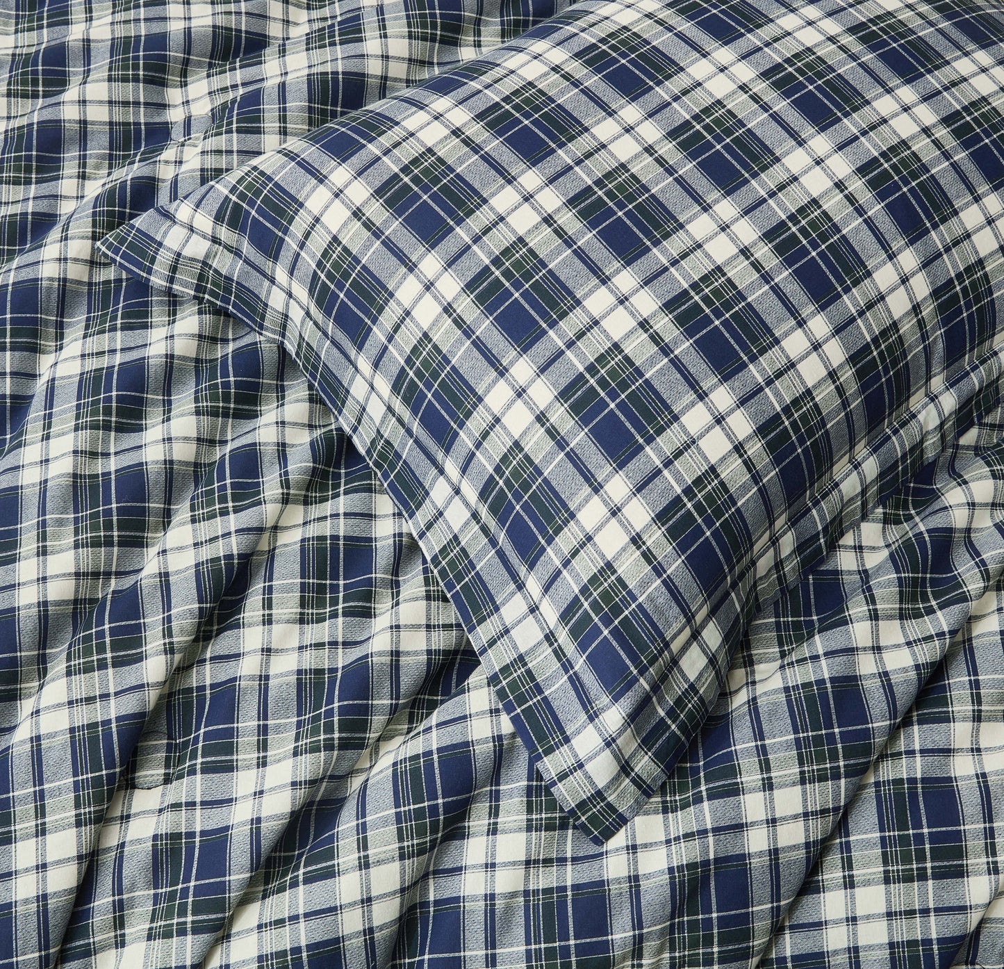 Garment Washed Cotton Comforter Bedding Set, Reversible Lightweight Comforter for All Season