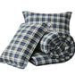 Garment Washed Cotton Comforter Bedding Set, Reversible Lightweight Comforter for All Season