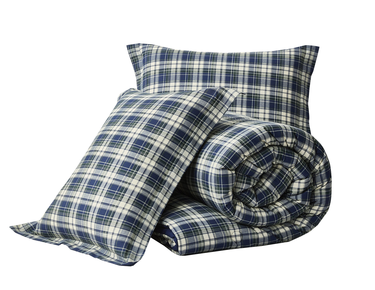 Garment Washed Cotton Comforter Bedding Set, Reversible Lightweight Comforter for All Season