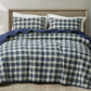 2/3-Piece Printed Lightweight Reversible Stone Washed Cotton Quilt Set