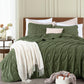 Chester 3-Piece Luxury Cross Stitch Corduroy Comforter Set