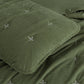 Chester Luxury Cross Stitch Corduroy Quilt Set