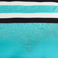 Chloe 7-Piece Geometric Medallion Embroidery Pleated Striped Comforter Set