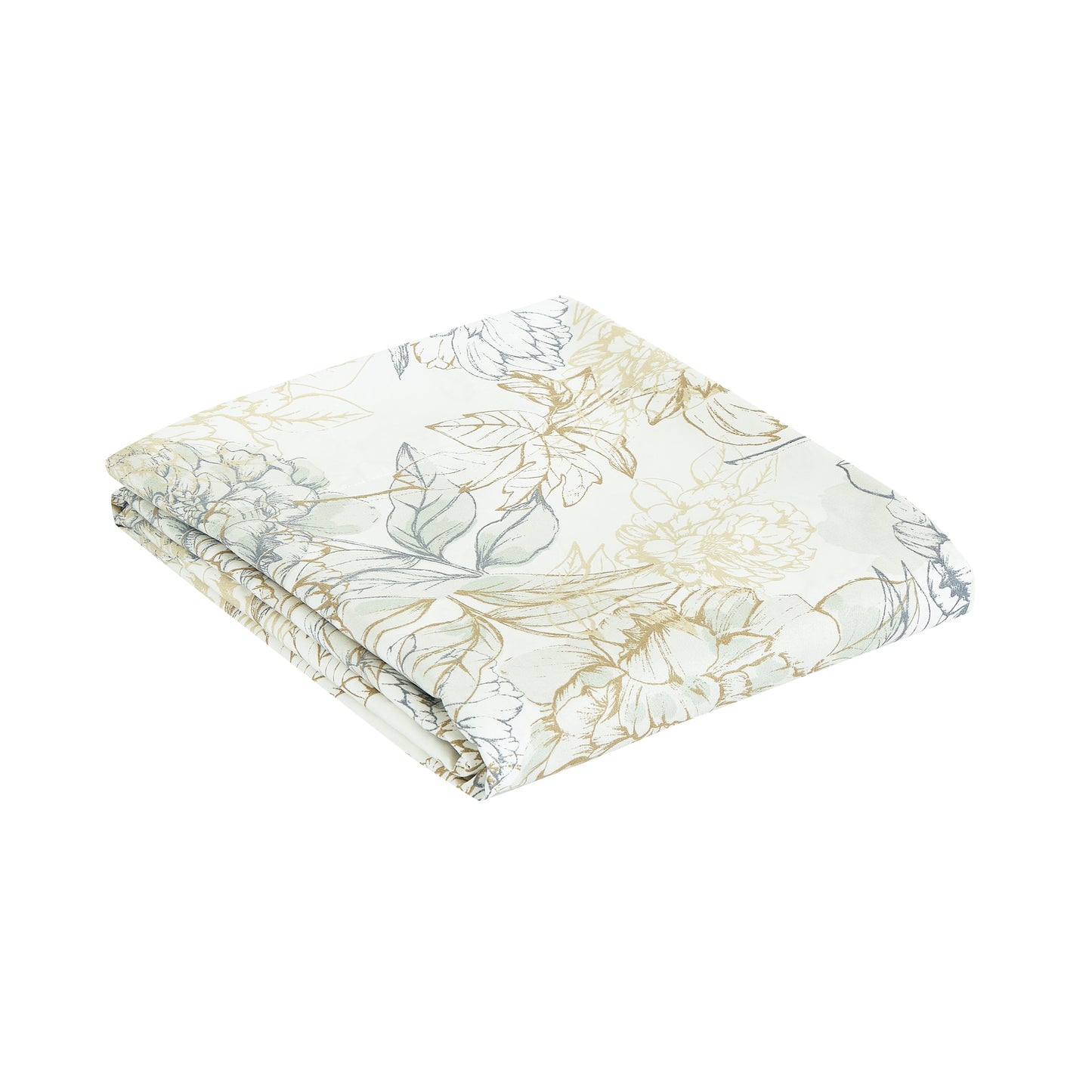 Printed Floral Microfiber Sheet Set with Deep Pocket