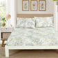 Printed Floral Microfiber Sheet Set with Deep Pocket