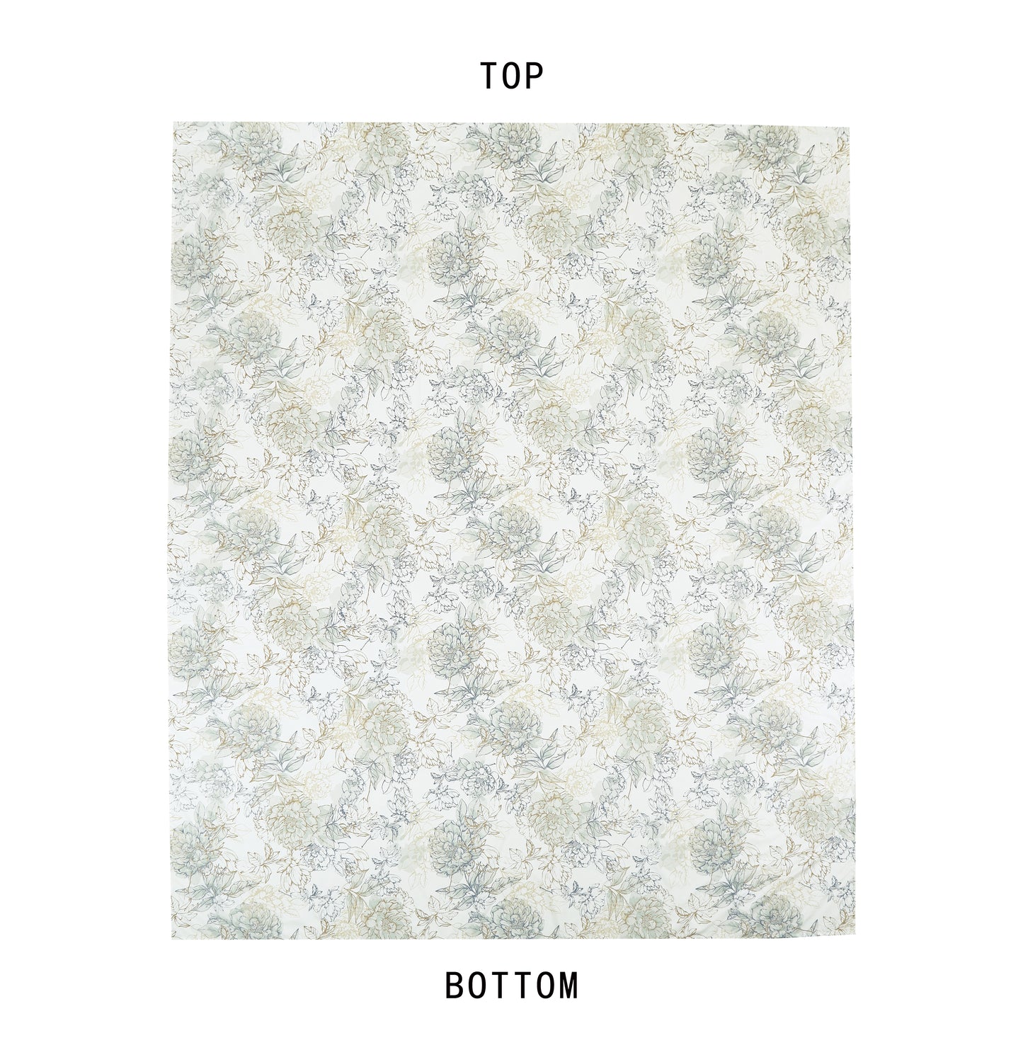 Printed Floral Microfiber Sheet Set with Deep Pocket