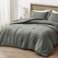 Cliff 3-Piece Rayon Derived from Bamboo & Polyester Blended Comforter Set