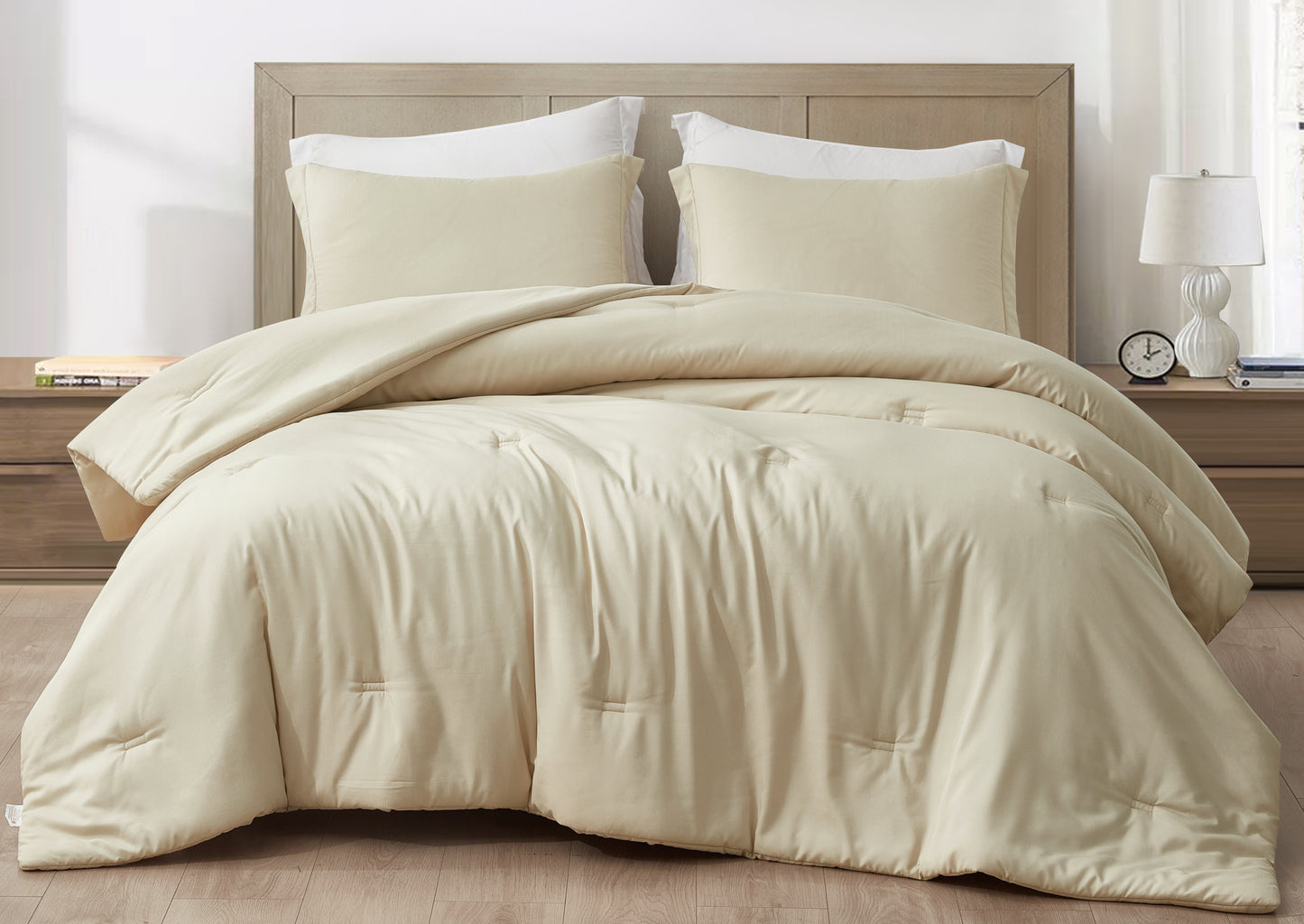 Cliff 3-Piece Rayon Derived from Bamboo & Polyester Blended Comforter Set