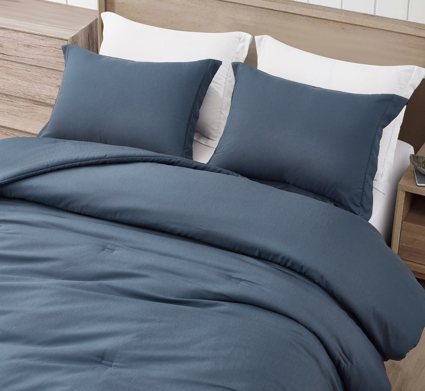 Cliff 3-Piece Rayon Derived from Bamboo & Polyester Blended Comforter Set