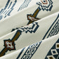 Colby 2/3-Piece Ivory Navy Brown Red Printed Southwestern Tribal Lodge Reversible Comforter Set