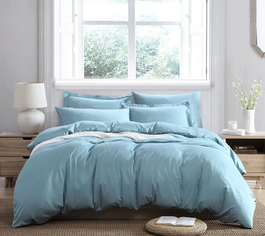 Silky Bamboo Viscose Cooling Duvet Cover Set & Pillow Shams