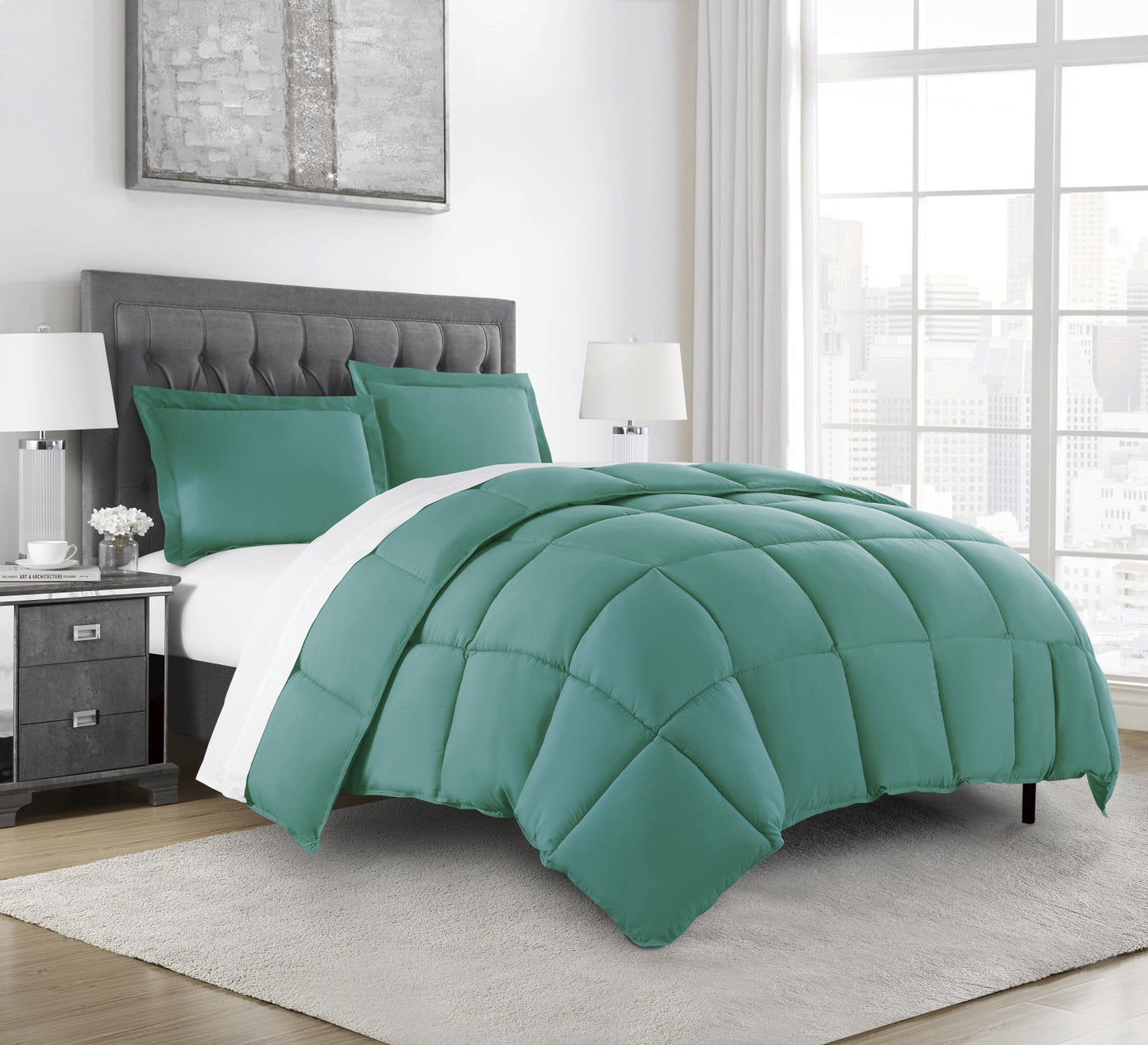 All Seasons 3-Piece Lightweight Down Alternative Comforter Set