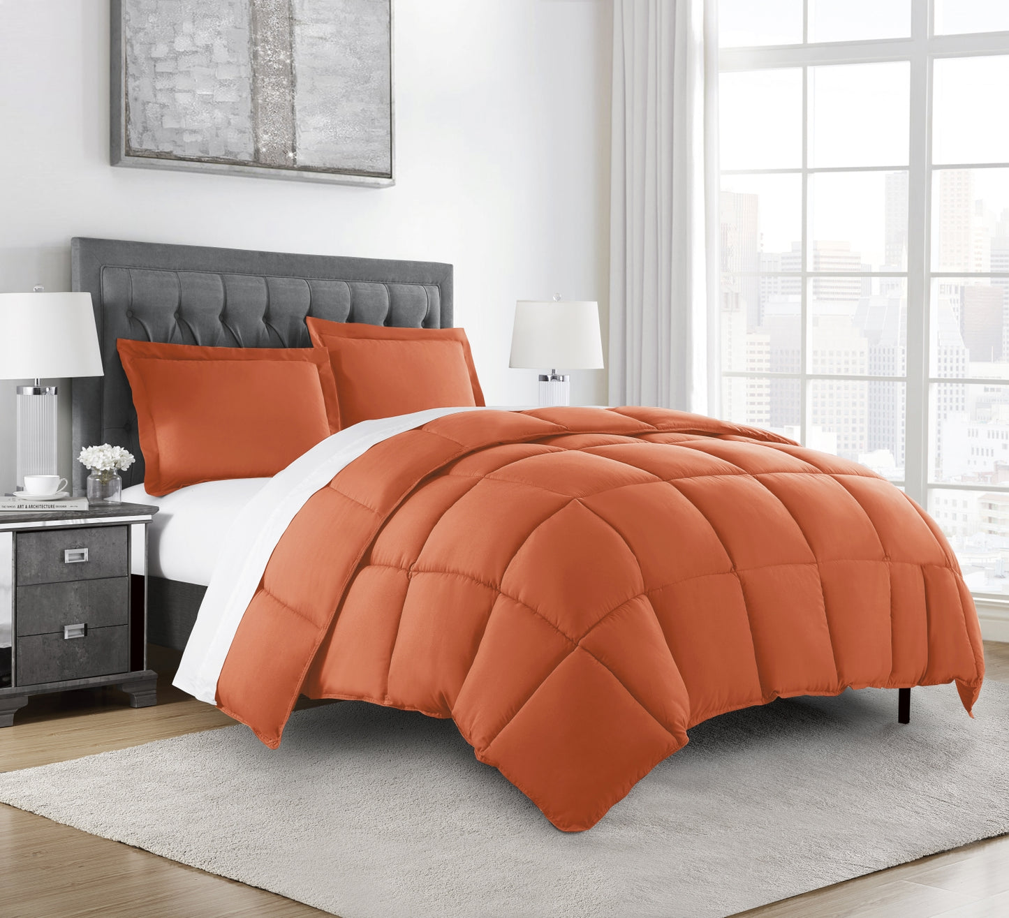 All Seasons 3-Piece Lightweight Down Alternative Comforter Set