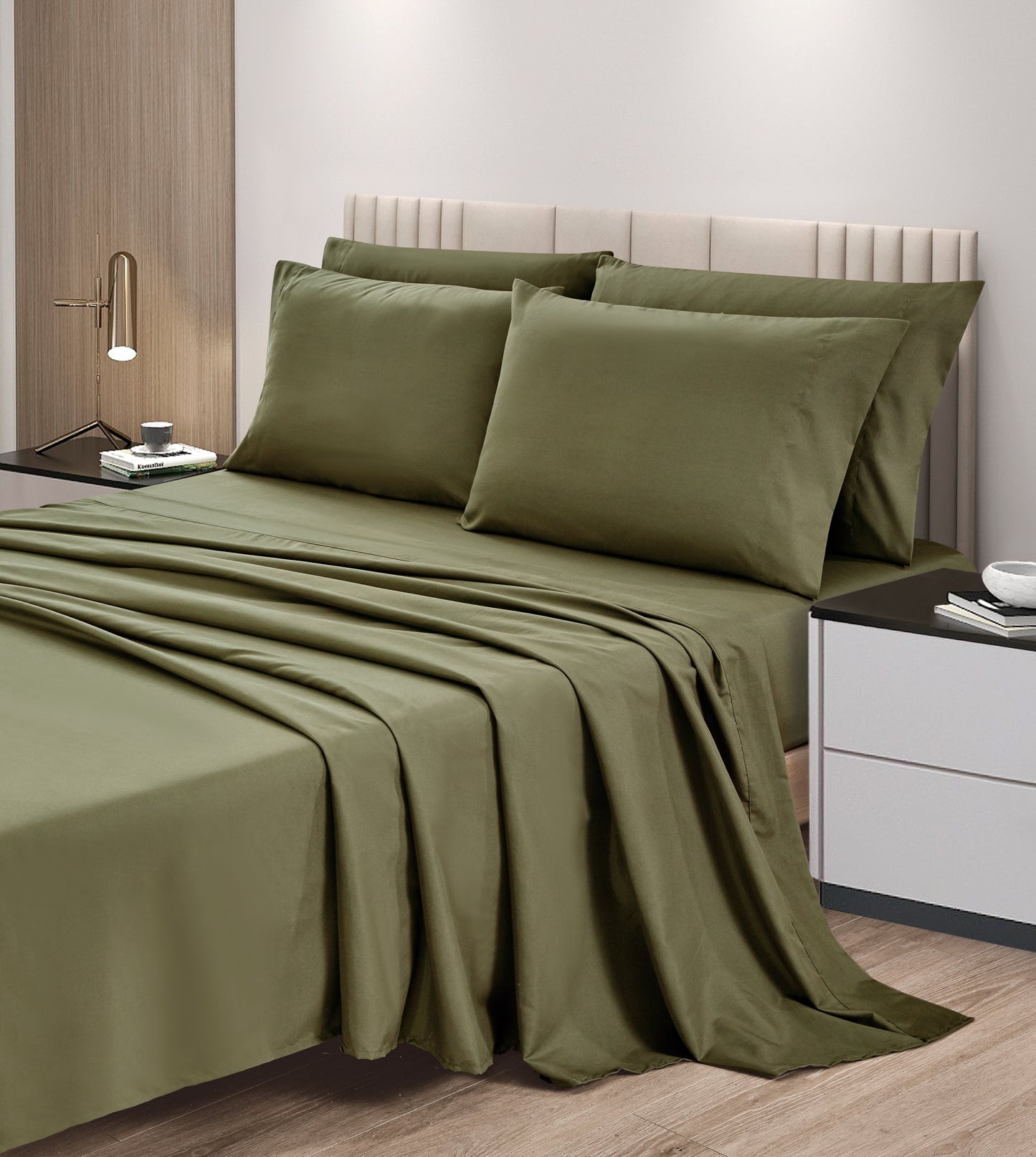 6-Piece Extra Soft Breathable Brushed Microfiber Bed Sheets