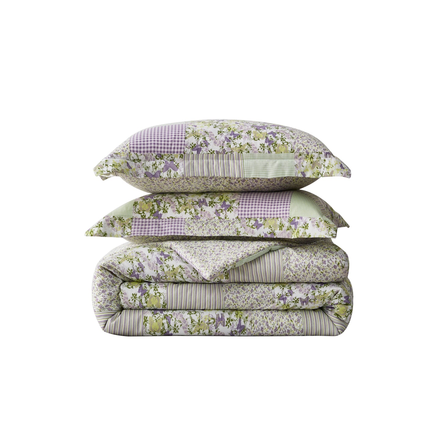 2/3-Piece Printed Pre-Washed Microfiber Lightweight Comforter Set