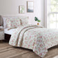 2/3-Piece Printed Lightweight Reversible Stone Washed Cotton Quilt Set