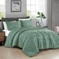 3-Piece Clip Jacquard Geometric Bedding Comforter Set