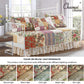 5-Piece 100% Cotton Pre-Washed Patchwork Quilt Coverlet Set, Daybed Size
