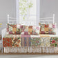 5-Piece 100% Cotton Pre-Washed Patchwork Quilt Coverlet Set, Daybed Size