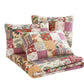 5-Piece 100% Cotton Pre-Washed Patchwork Quilt Coverlet Set, Daybed Size