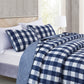 2/3-Piece Printed Lightweight Reversible Stone Washed Cotton Quilt Set