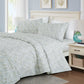 Printed Floral Microfiber Sheet Set with Deep Pocket