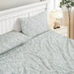 Printed Floral Microfiber Sheet Set with Deep Pocket