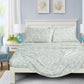 Printed Floral Microfiber Sheet Set with Deep Pocket