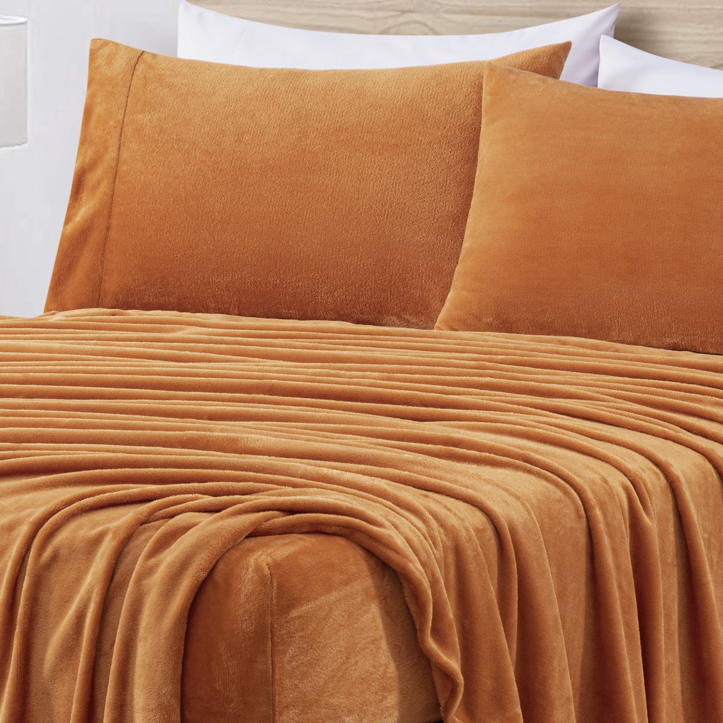 Lavish Extra Soft Microplush Fleece Velvety Bed Sheet Set