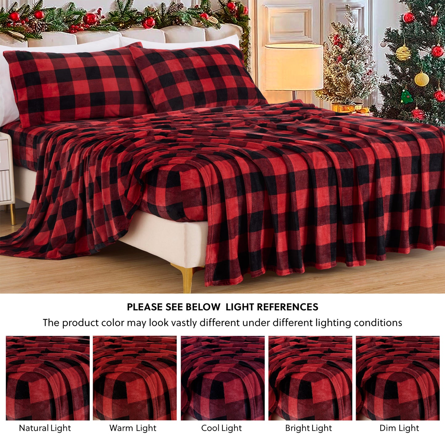 Lavish Extra Soft Microplush Fleece Velvety Bed Sheet Set