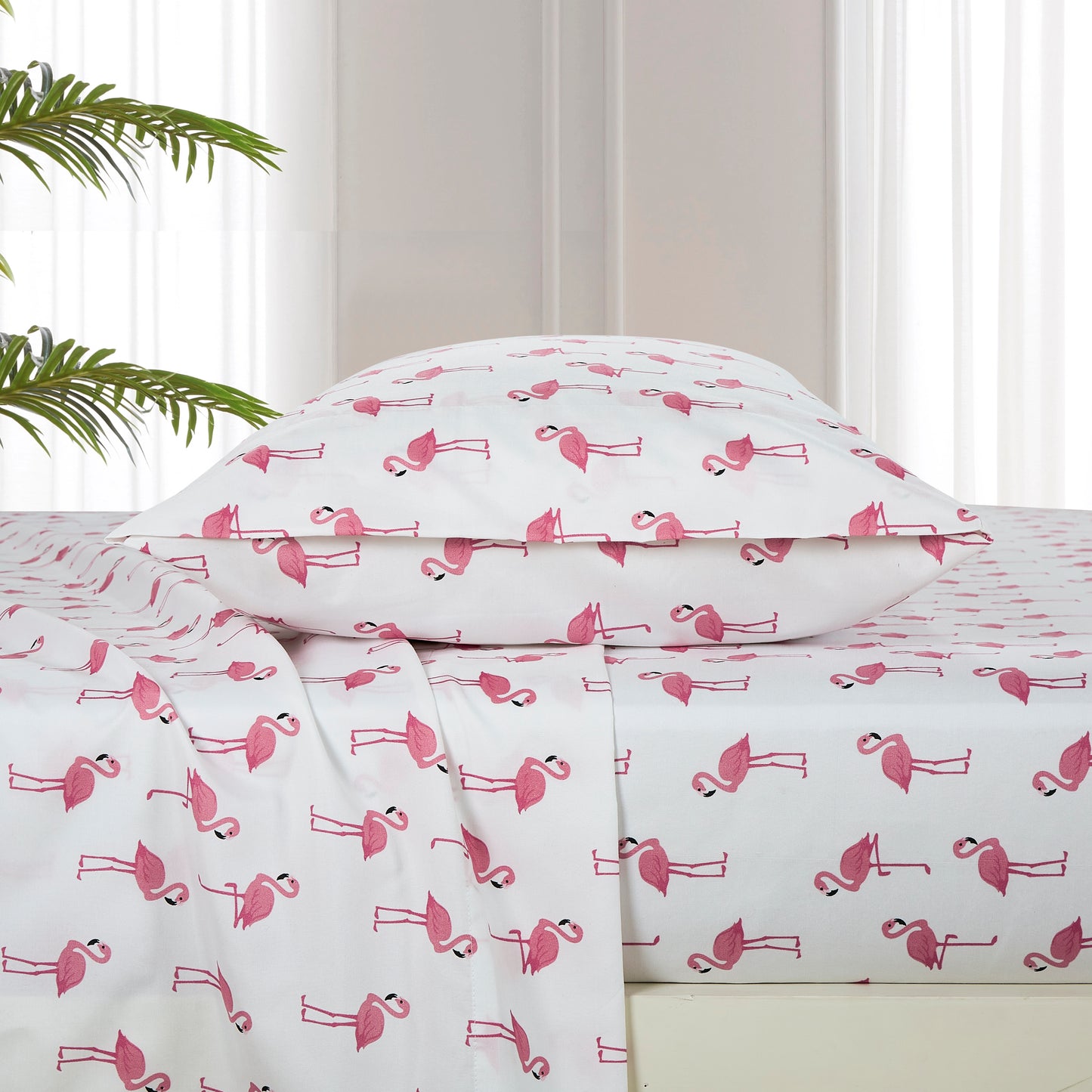 2-Pack Kids/Teens Sports Printed Fitted Sheet Set – 2 Fitted Sheets + 4 Pillowcases (No Flat Sheet)