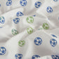 3/4-Piece Kids/Teens Blue Green White Soccer Football Printed Microfiber Sheet Set