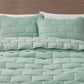 George 3-Piece Jacquard Textured Woven Quilt Set