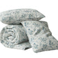 2/3-Piece Printed Lightweight Reversible Stone Washed Cotton Quilt Set