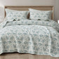 2/3-Piece Printed Lightweight Reversible Stone Washed Cotton Quilt Set