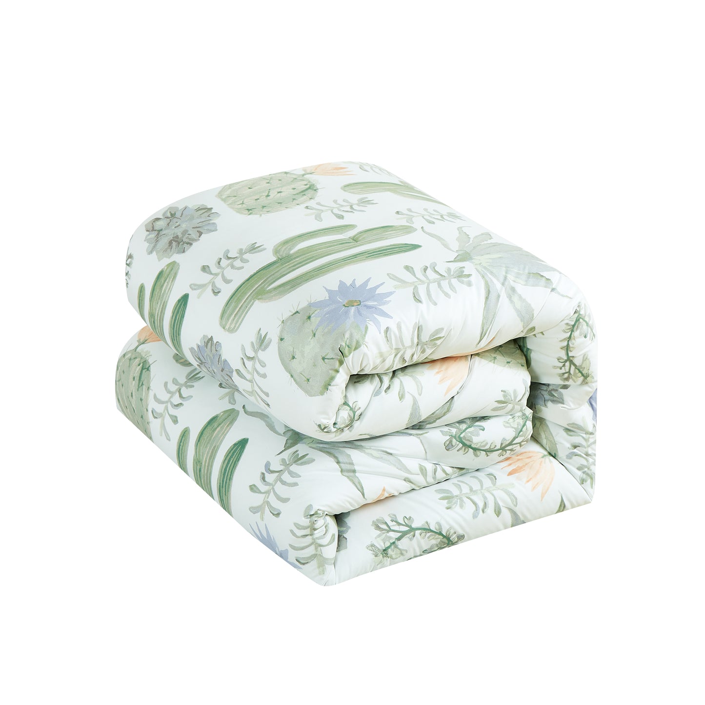 7-Piece Multicolor Printed Microfiber Bed in a Bag Comforter Set With Sheet Set