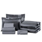 Hamilton 7-Piece Modern Luxury Geometric Block Jacquard Bed in a Bag Comforter Set