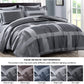 Hamilton 7-Piece Modern Luxury Geometric Block Jacquard Bed in a Bag Comforter Set