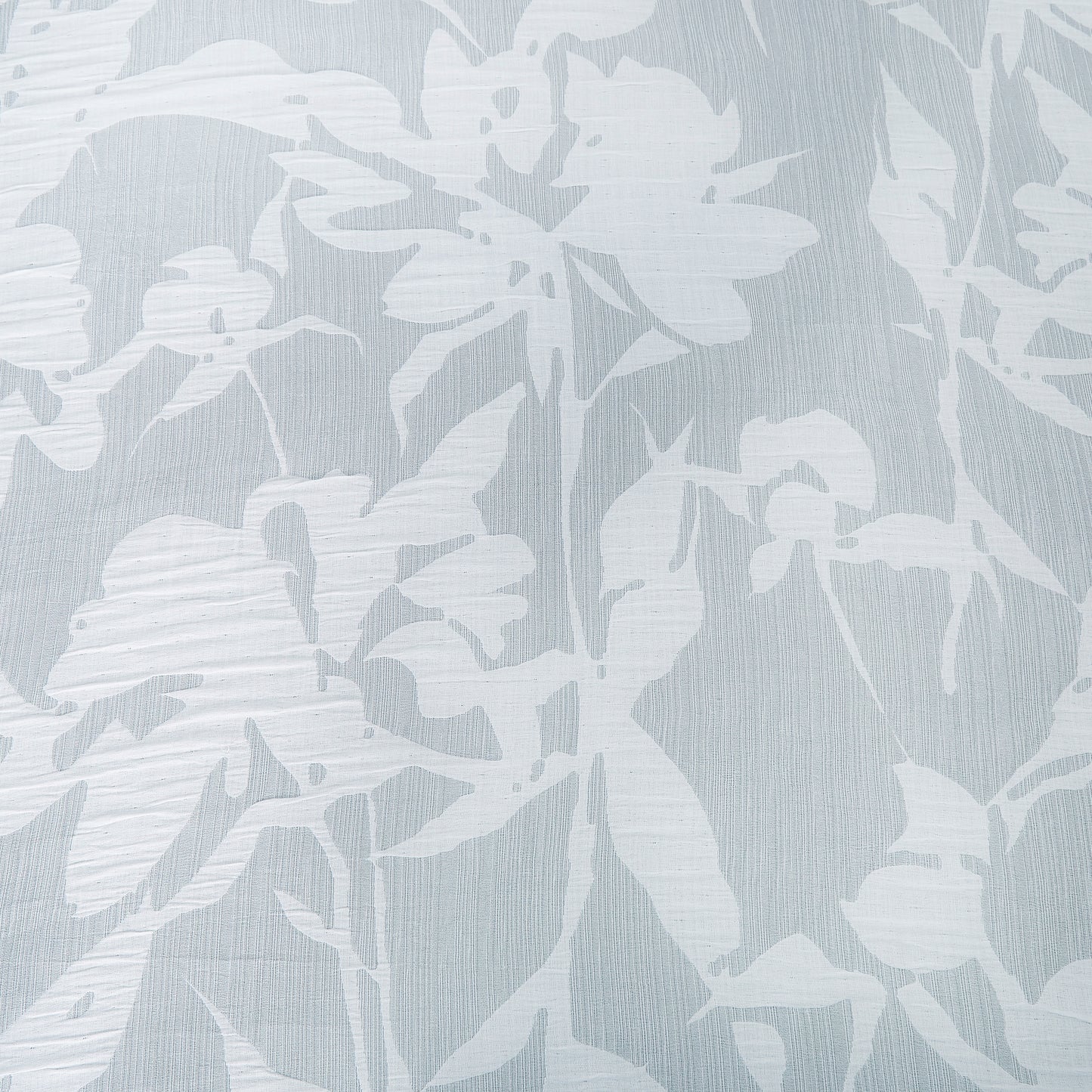 Heather 4-Piece Soft Floral Jacquard Textured light filtering Window Curtain Set