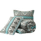 2/3-Piece Printed Pre-Washed Microfiber Lightweight Comforter Set