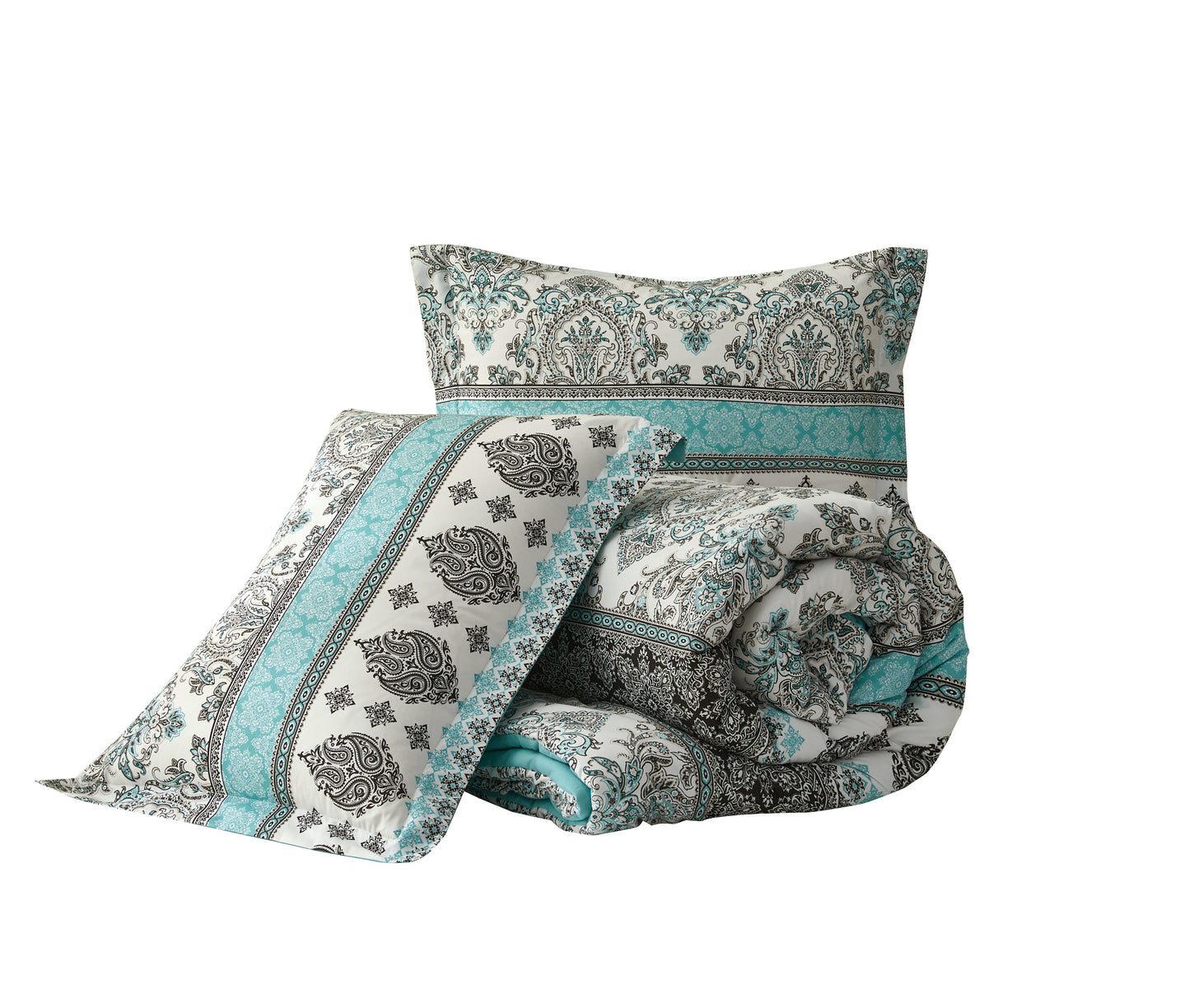 2/3-Piece Printed Pre-Washed Microfiber Lightweight Comforter Set