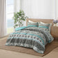 2/3-Piece Printed Pre-Washed Microfiber Lightweight Comforter Set