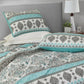2/3-Piece Stone-Washed Printed Microfiber Quilt Bedspread Set