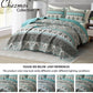 2/3-Piece Stone-Washed Printed Microfiber Quilt Bedspread Set