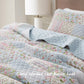 2/3-Piece Printed Lightweight Reversible Stone Washed Cotton Quilt Set