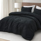 Hugo 3-Piece Jacquard Textured Woven Thin Lightweight Comforter Set